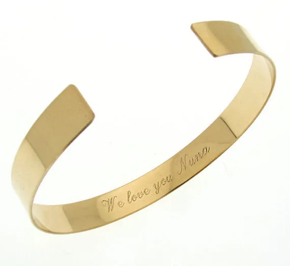 Latitude Longitude Custom Coordinates Bangle Bracelet