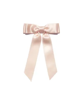 Blush Silk Petite Hair Bow by Loren Hope x Bardot Bow Gallery