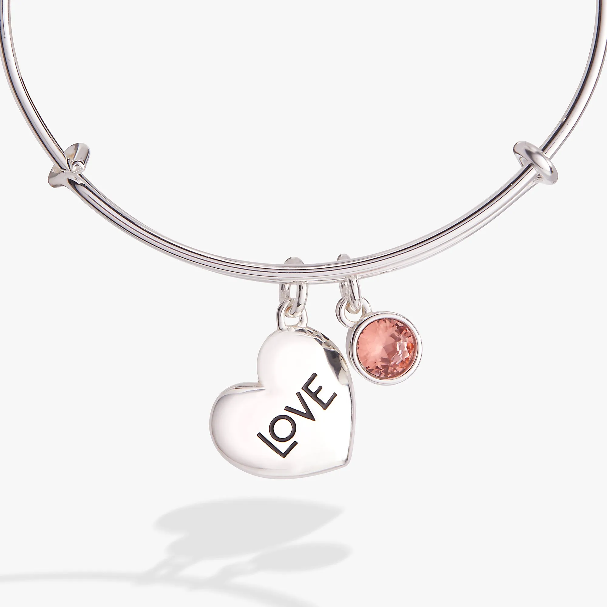 Love Heart Multi-Charm Bangle