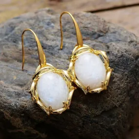 Magarra Moonstone Drop Earrings