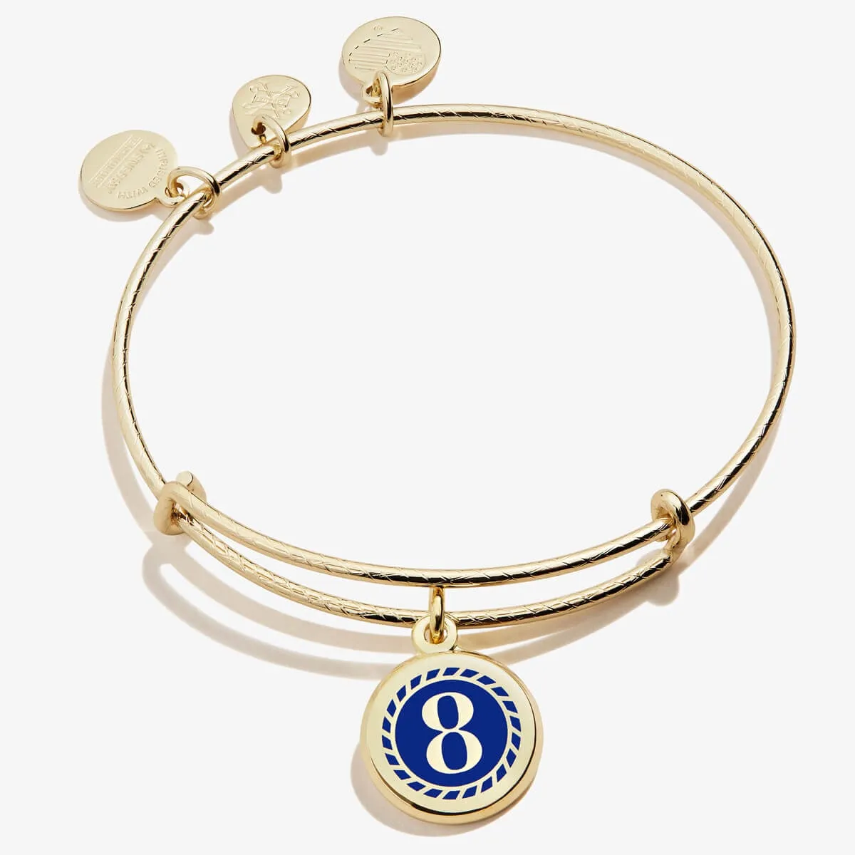 Number 8 Charm Bangle