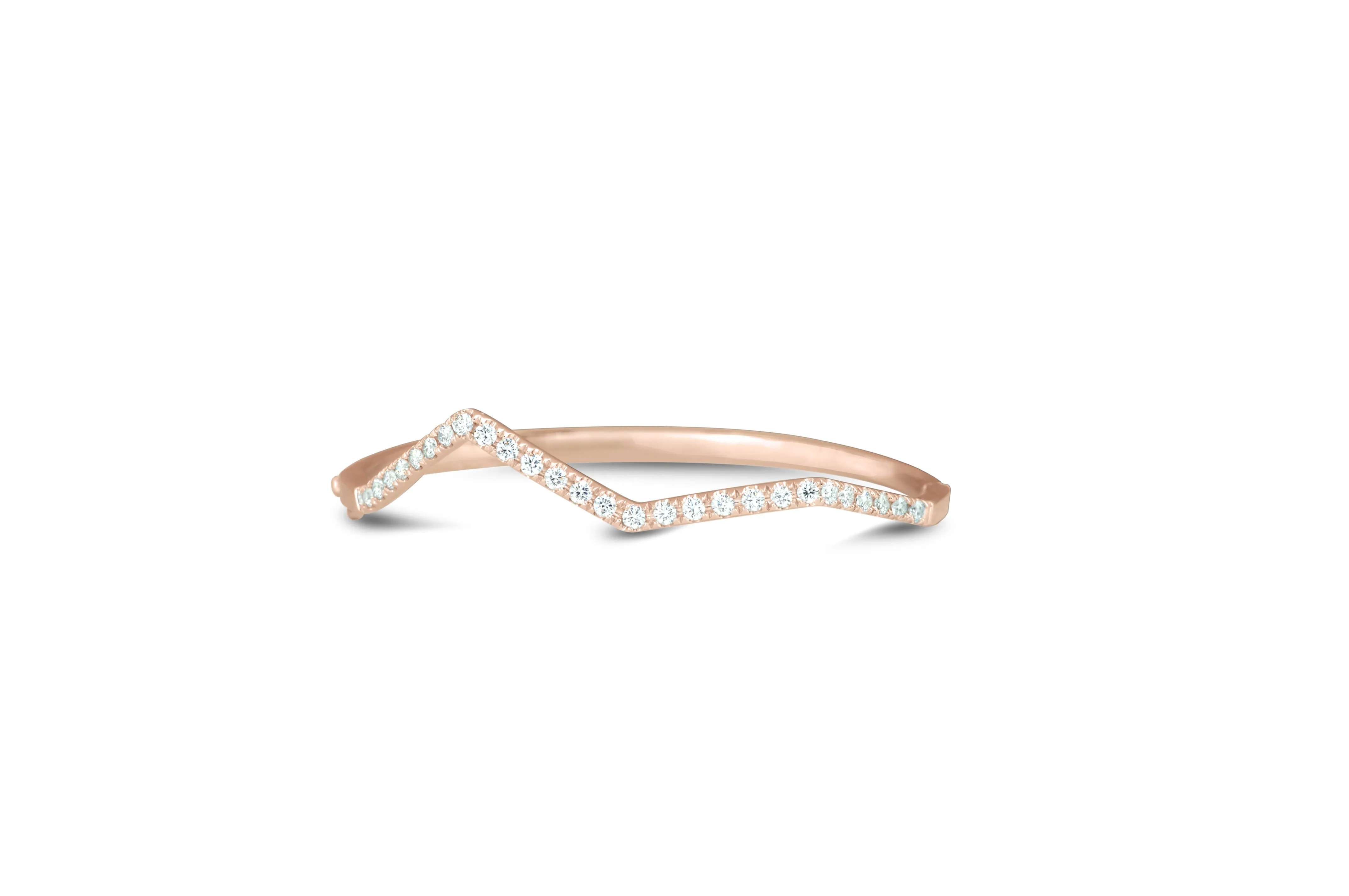 Origami Ziggy Pave Bangle