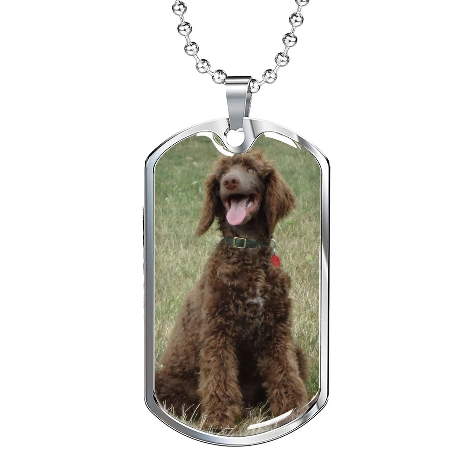 Peak Photo Dog Tag Necklace