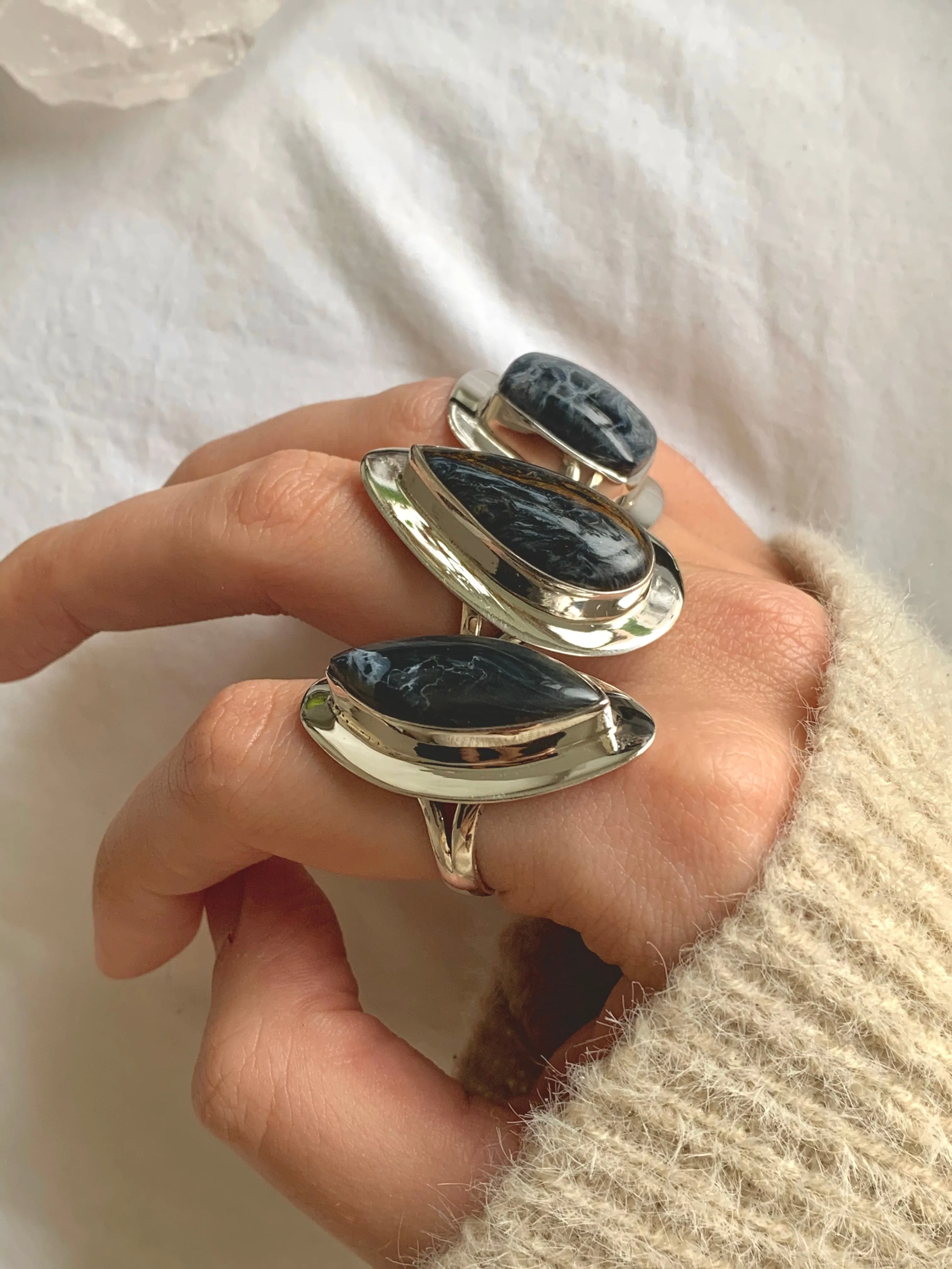 Pietersite Dinah Rings - Mixed