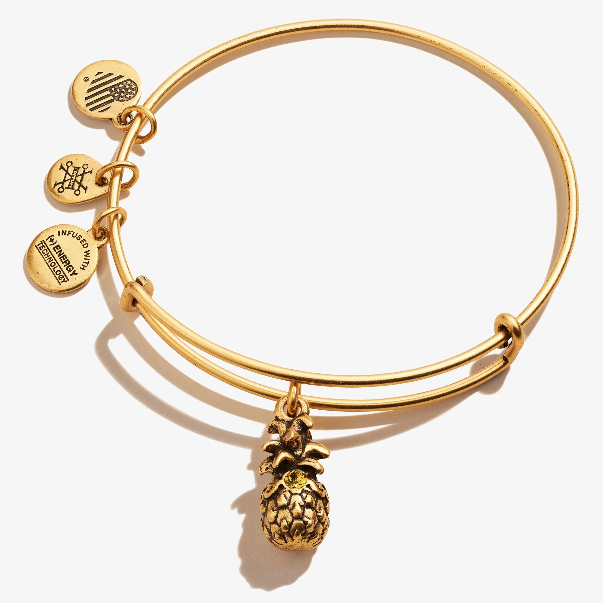 Pineapple Charm Bangle