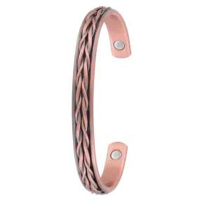 Plait Copper Bangle