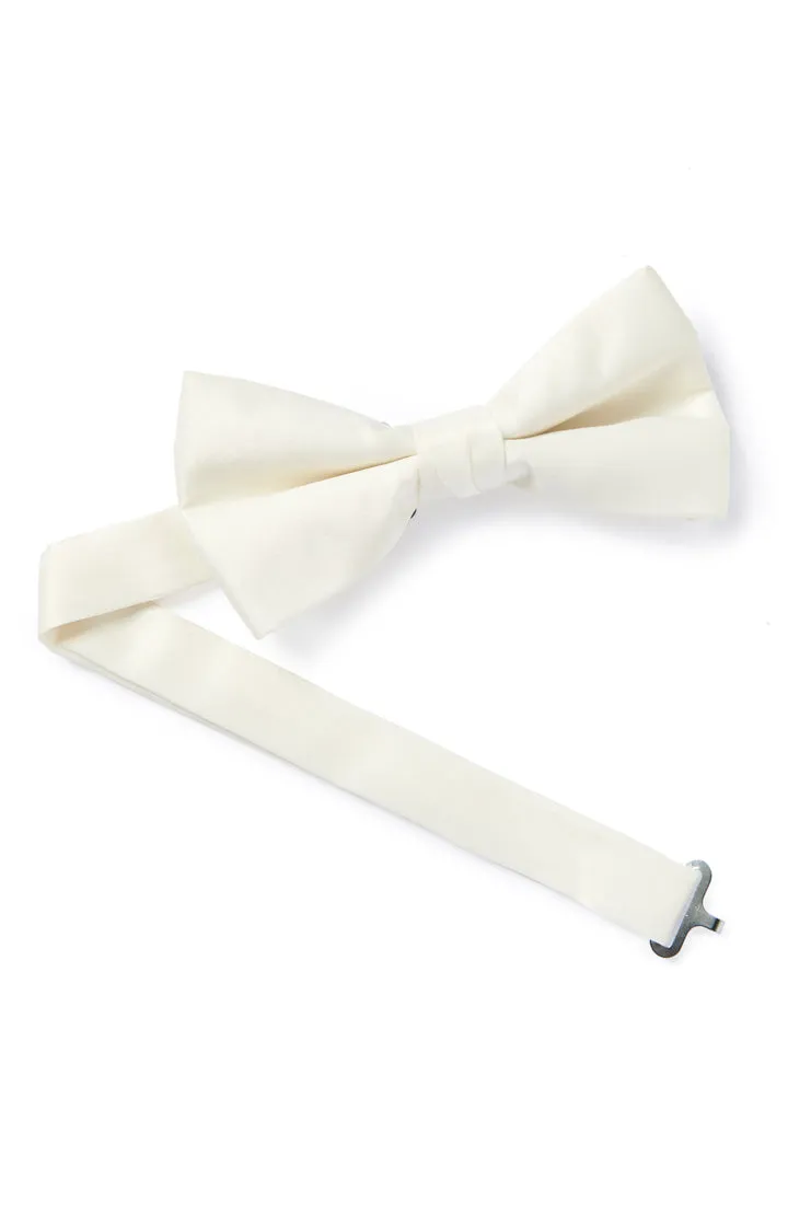 Satin Bow Tie - Ivory