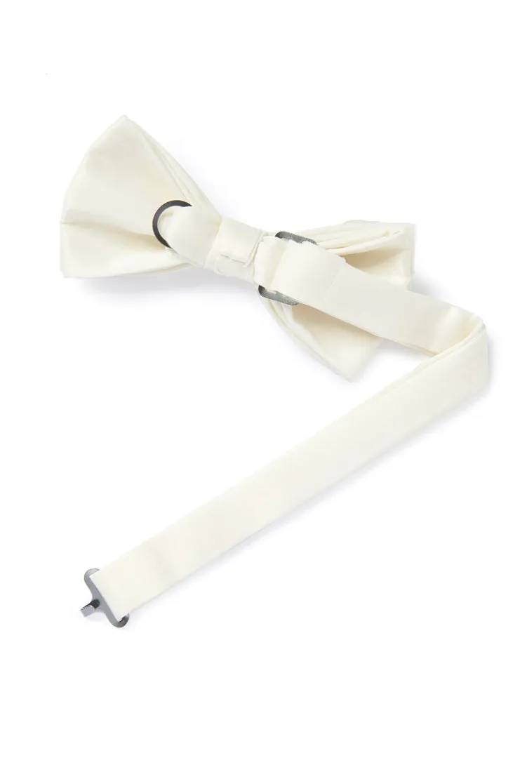 Satin Bow Tie - Ivory