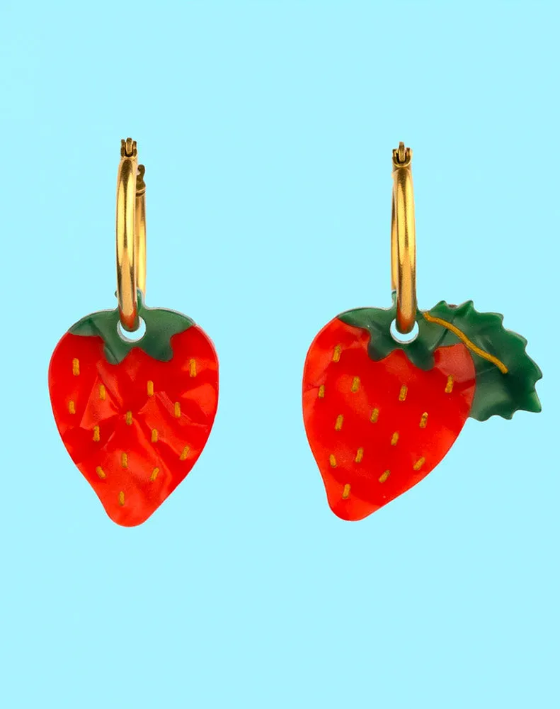 STRAWBERRY EARRINGS