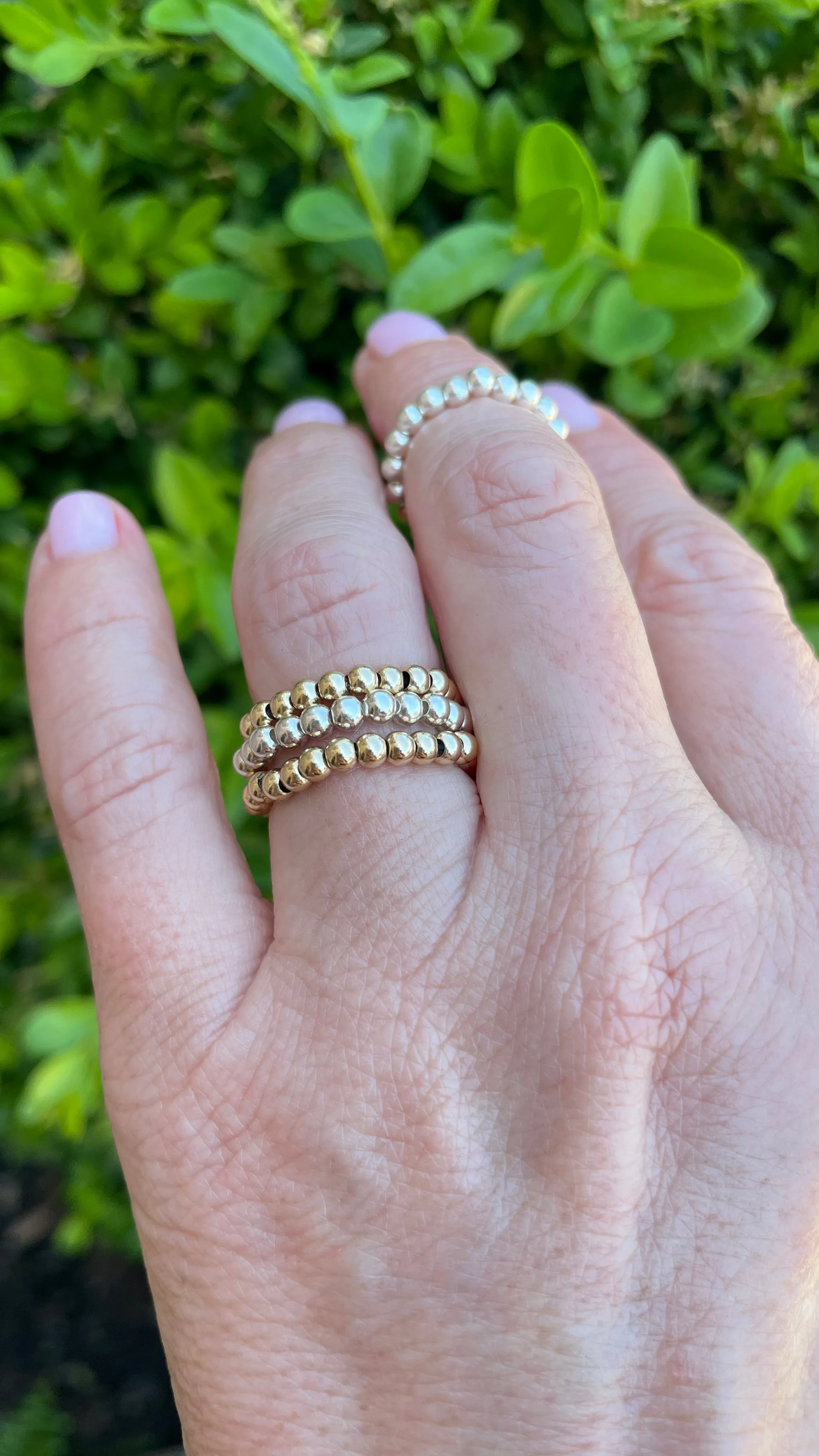 Stretch Bead Rings