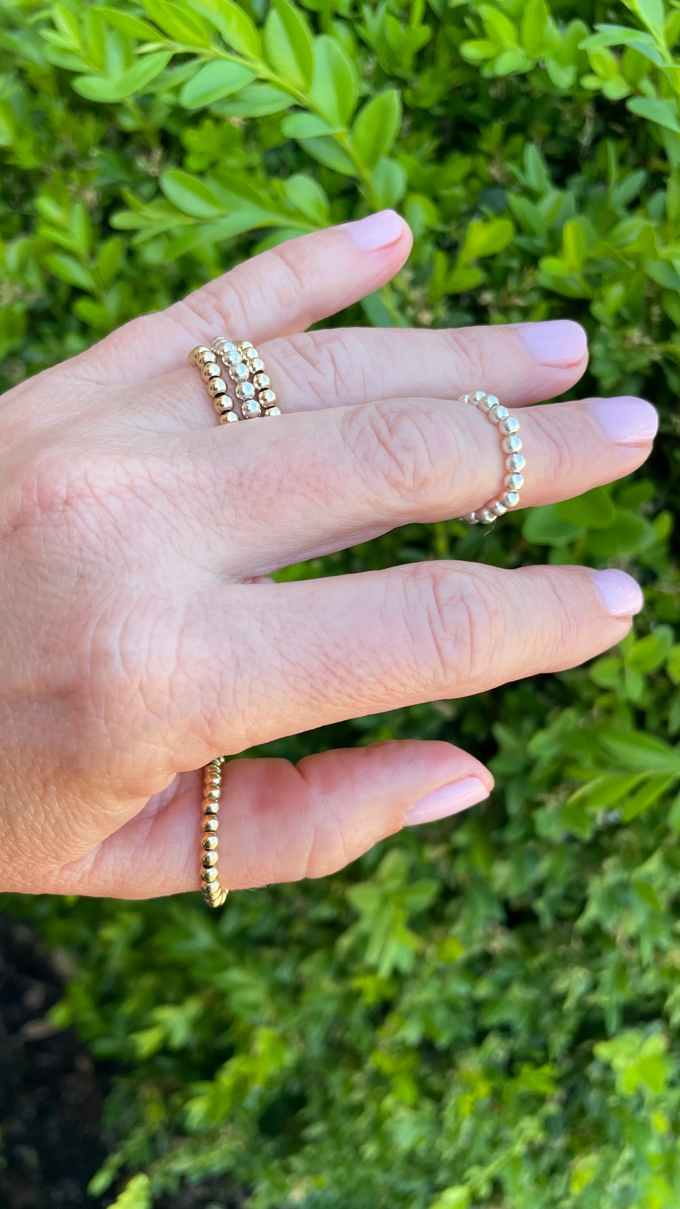 Stretch Bead Rings