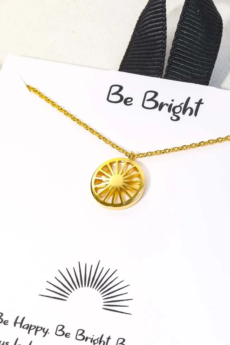 Sunshine Pendant Necklace