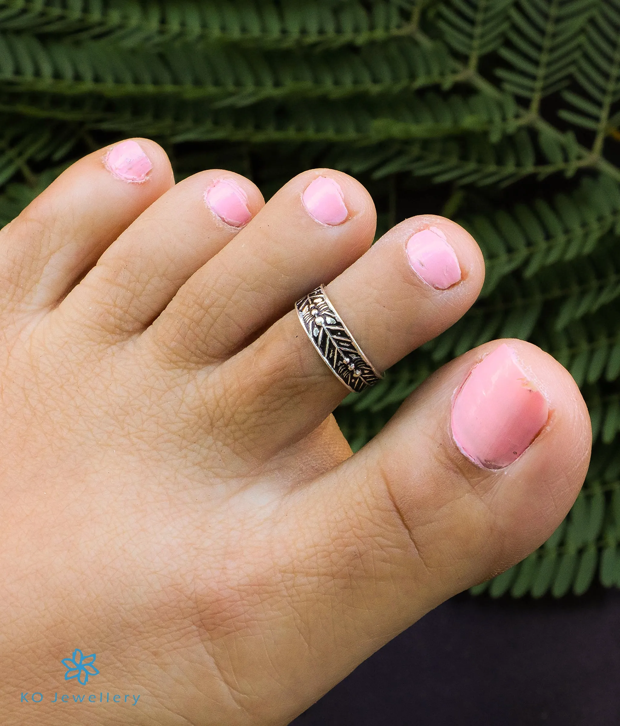 The Aqsa Silver Toe-Rings