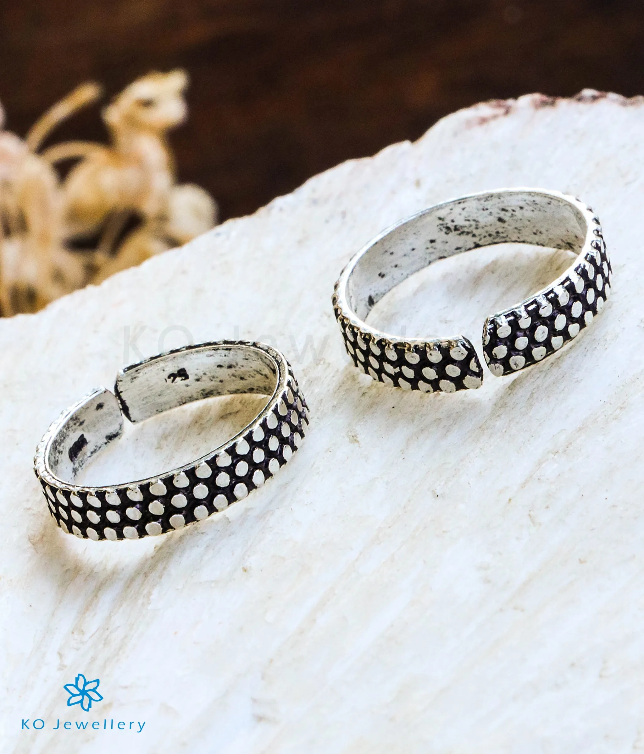 The Gauravi Pure Silver Toe-Rings