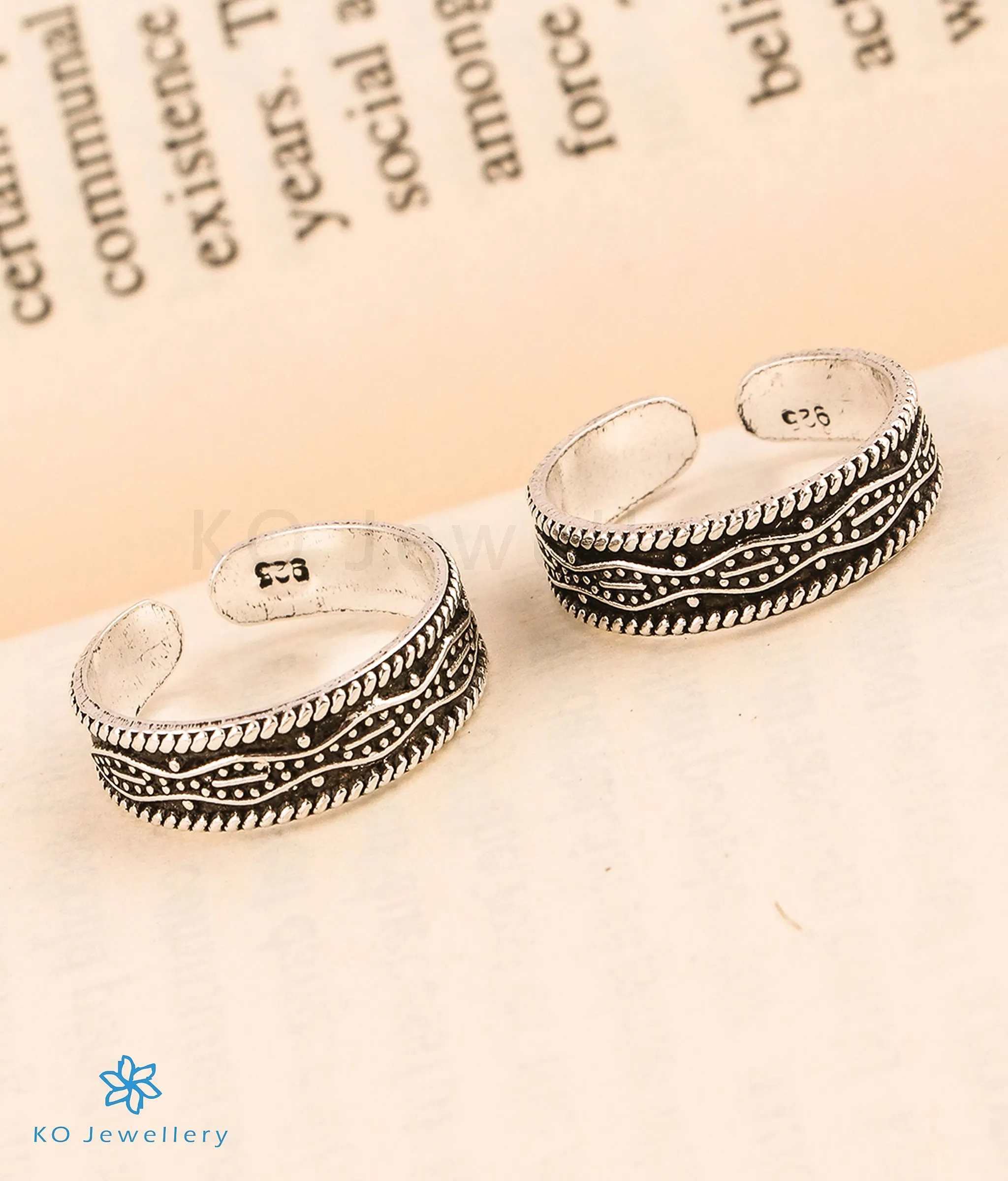 The Spiral Silver Toe-Rings