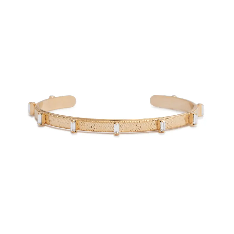 TRIANA Baguette Snake Bangle