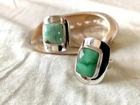 Variscite Medea Rings - Square - US 7