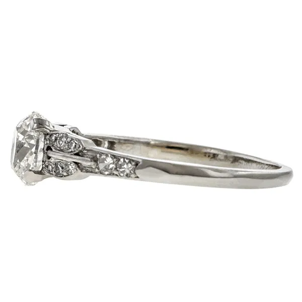 Vintage Engagement Ring, Oval 1.08ct.