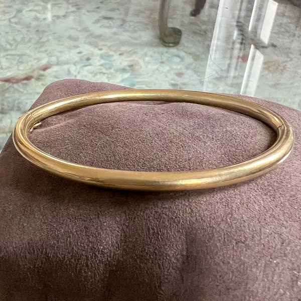 Vintage Gold Bangle Bracelet