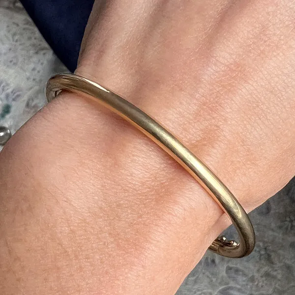 Vintage Gold Bangle Bracelet