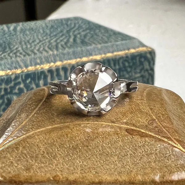 Vintage Rose Cut Diamond Ring, 1.03ct.