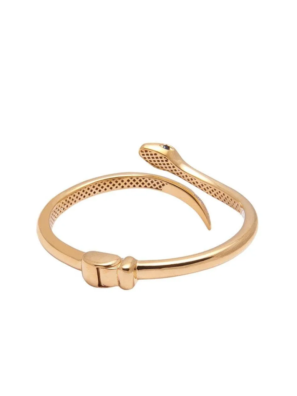 Women's Gold Snake Bangle